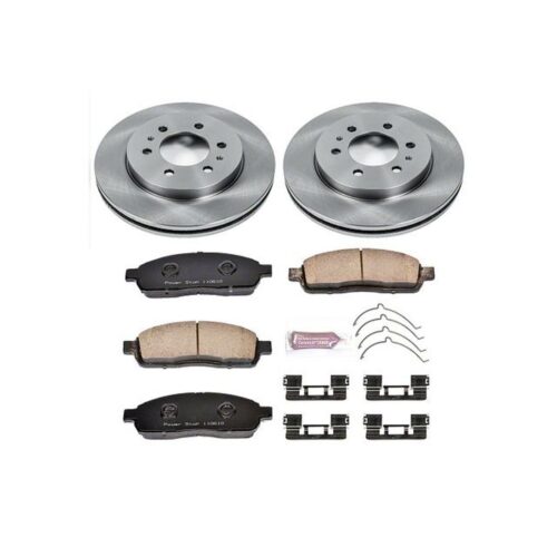 PowerStop Z17 Stock Replacement Rotor and Ceramic Pad Kit, Front (2009-2020 F-150 6-lug)