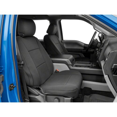 Proven Ground Premium Neoprene Front and Rear Seat Covers, Black (2015-2020 F-150)