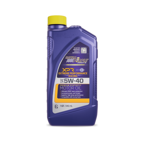 Royal Purple XPR Synthetic Racing Oil 5W-40, 6-quart case