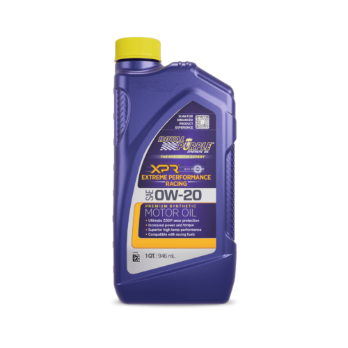 Royal Purple XPR Synthetic Racing Oil 0W-20, 6-quart case