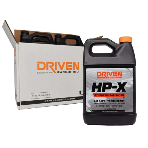 Driven Racing Oil HP-X SAE 5W-30 Synthetic, case of 4 gallons