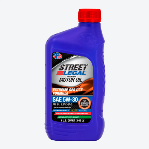 VP Racing SAE 5W-30 Street Legal Synthetic Blend Motor Oil, 1 qt