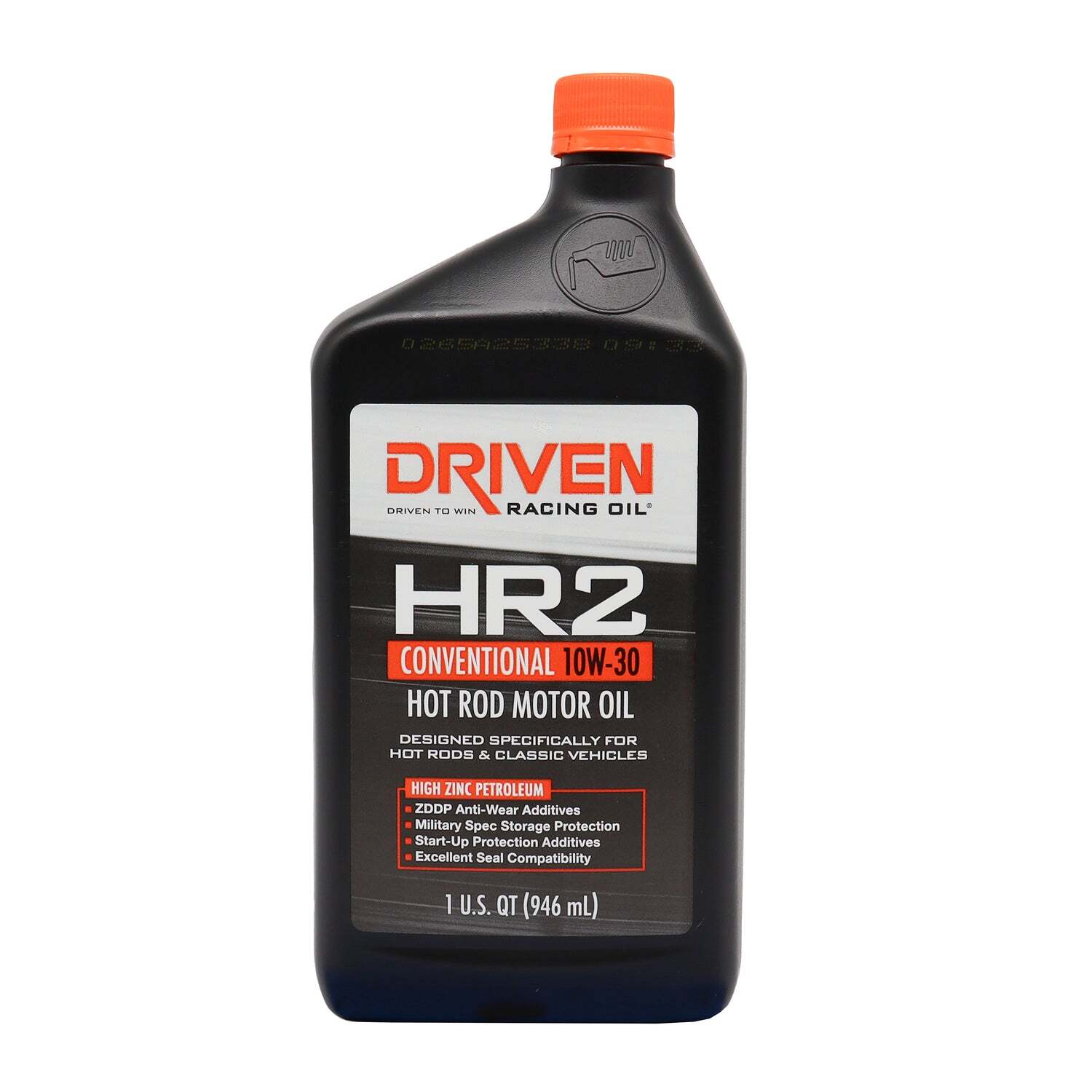 Driven Racing Oil HR2 SAE 10W-30 Hot Rod Oil, 1 qt