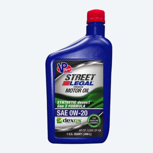 VP Racing Dexos1 0W-20 Full Synthetic Street Legal Motor Oil, 1 qt