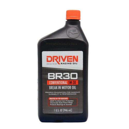 Driven Racing Oil BR-30 5W-30 Break-In Motor Oil, 1 qt