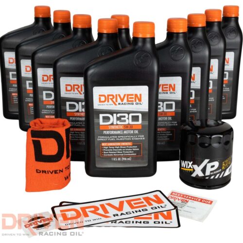 Driven Racing Oil DI30 5W-30 Oil Change Kit, 10 qt (2014+ GM LT1/LT4)