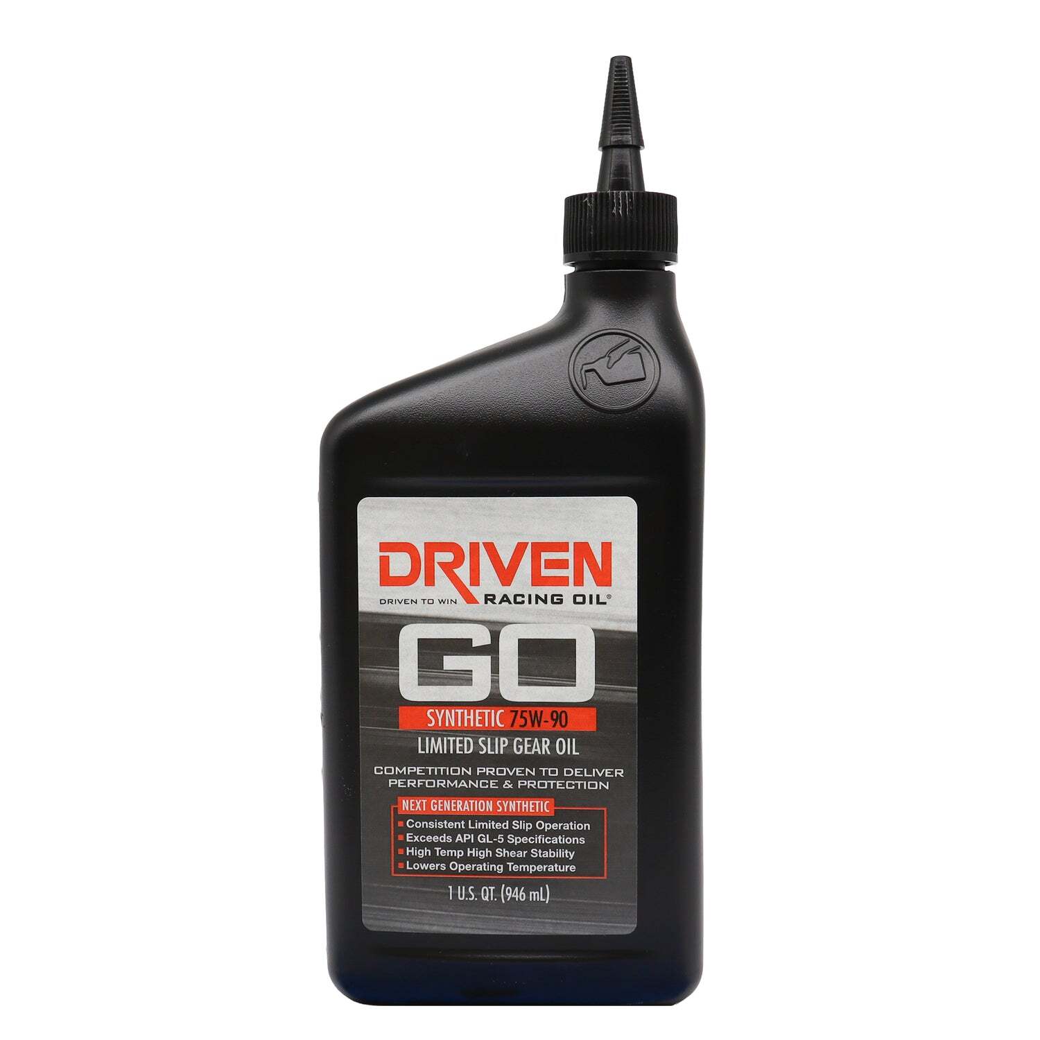 Driven Racing Oil Synthetic 75W-90 Limited Slip Gear Oil, 1 qt